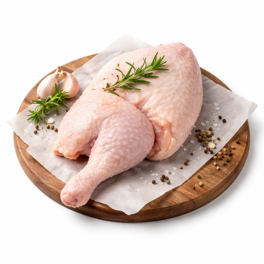 Frische Brathähnchen